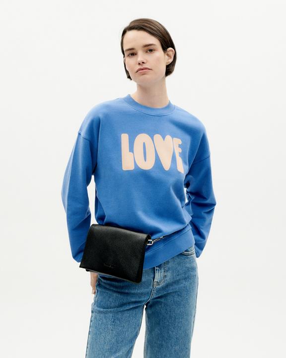 Sweatshirt Love Blue from Shop Like You Give a Damn