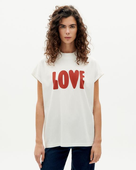 T-Shirt Love Volta White via Shop Like You Give a Damn