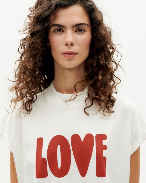 T-Shirt Love Volta Wit from Shop Like You Give a Damn