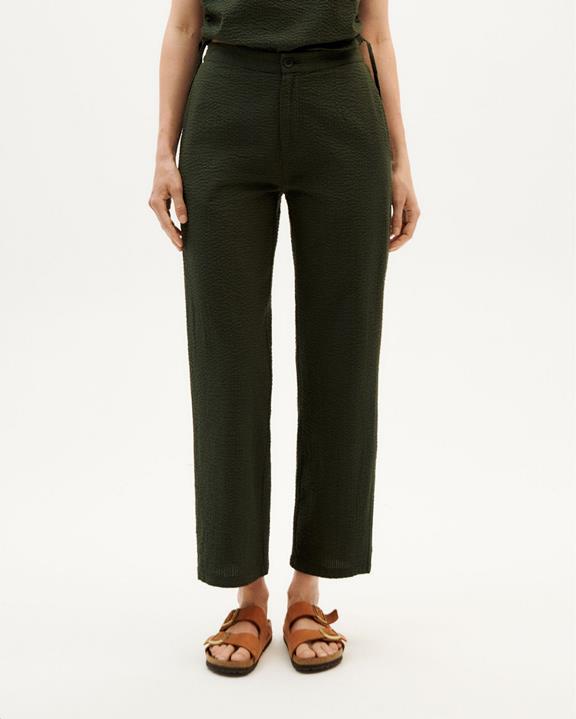 Pants Mariam  Seersucker Green from Shop Like You Give a Damn