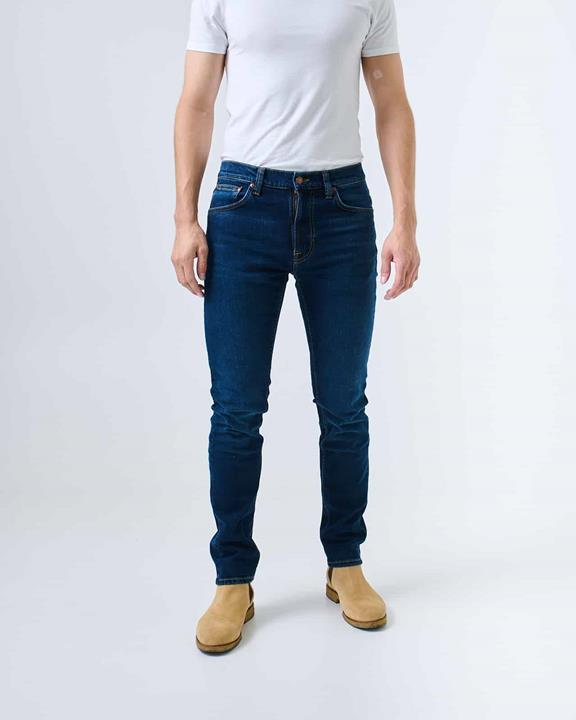 Jeans Slim Tapered Fit Lean Dean New Inktblauw 1