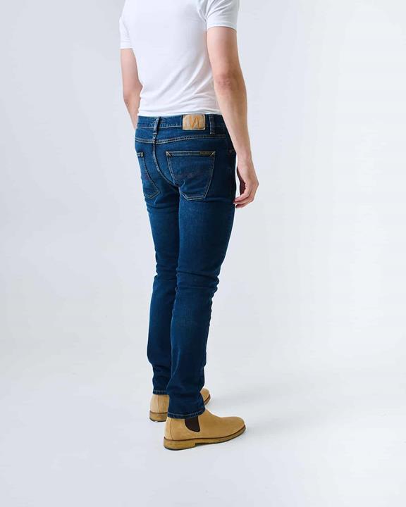 Jeans Slim Tapered Fit Lean Dean New Inktblauw 4