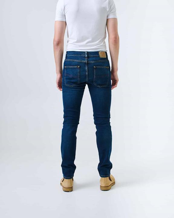 Jeans Slim Tapered Fit Lean Dean New Inktblauw 5