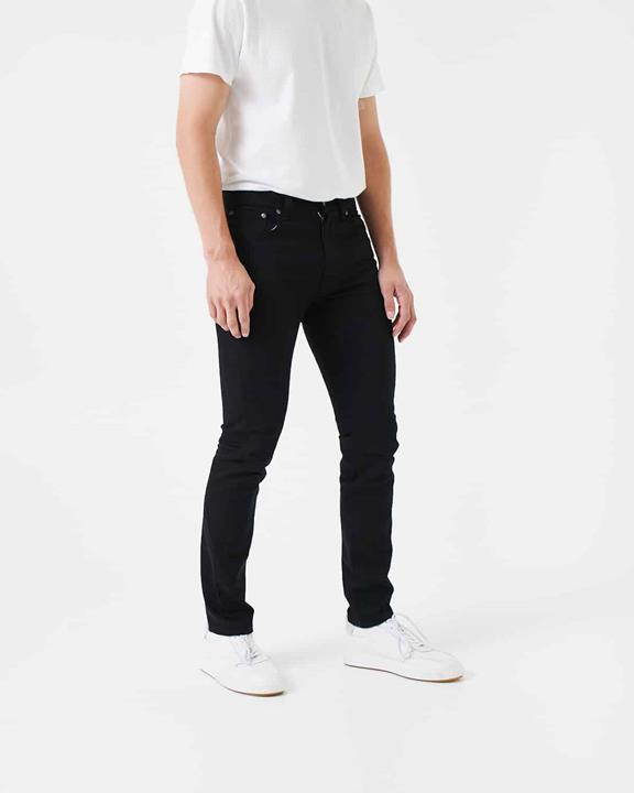Jeans Slim Tapered Fit Lean Dean Ever Zwart from Shop Like You Give a Damn
