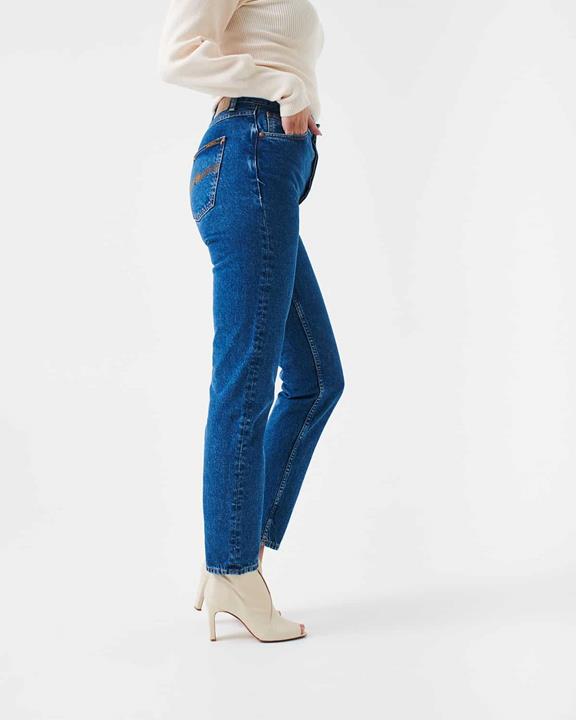 Mom Jeans Breezy Britt 90s Steenblauw from Shop Like You Give a Damn