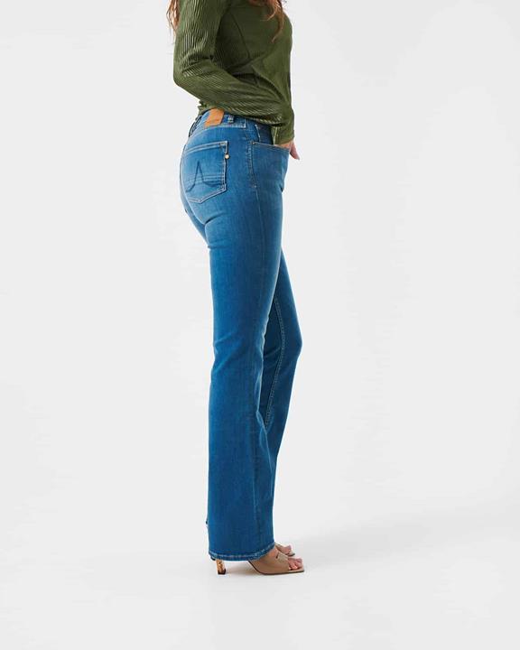Jeans Met Middelhoge Taille Amy Bootcut Essential Blue 3
