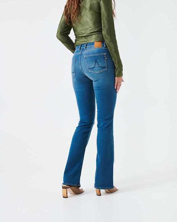 Jeans Met Middelhoge Taille Amy Bootcut Essential Blue 4