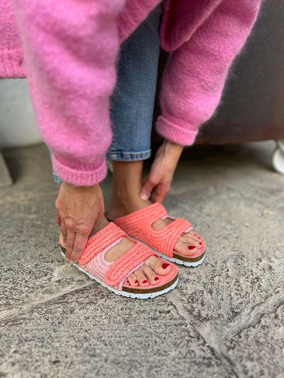 Sandals Rafia Pink from Shop Like You Give a Damn