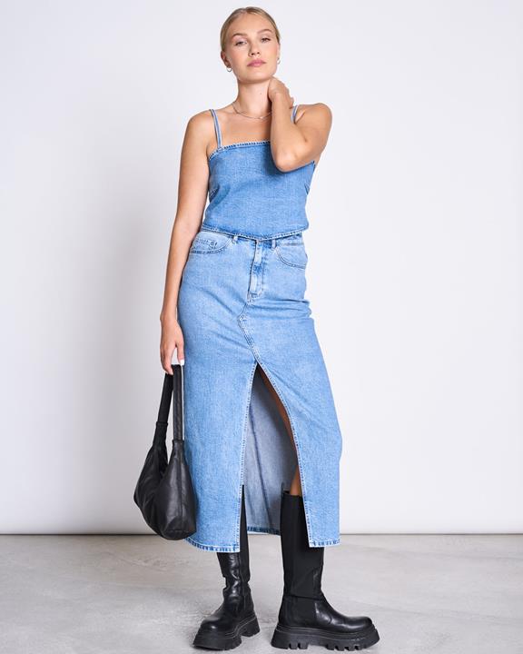 Denim Rok Luce Lichtblauw from Shop Like You Give a Damn