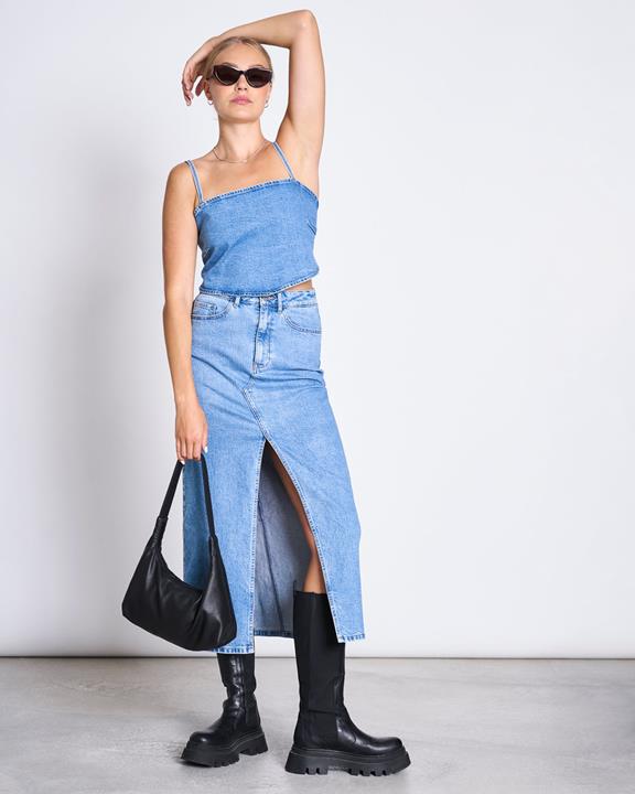 Denim Rok Luce Lichtblauw from Shop Like You Give a Damn