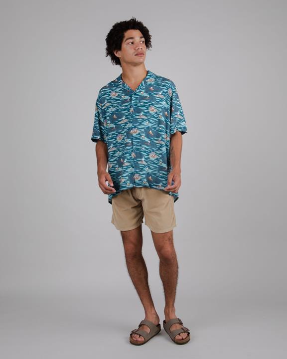Blauw Pinda's Kust Aloha Shirt 3