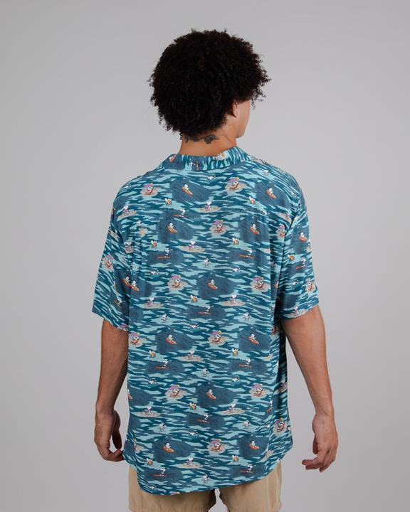 Blauw Pinda's Kust Aloha Shirt 5