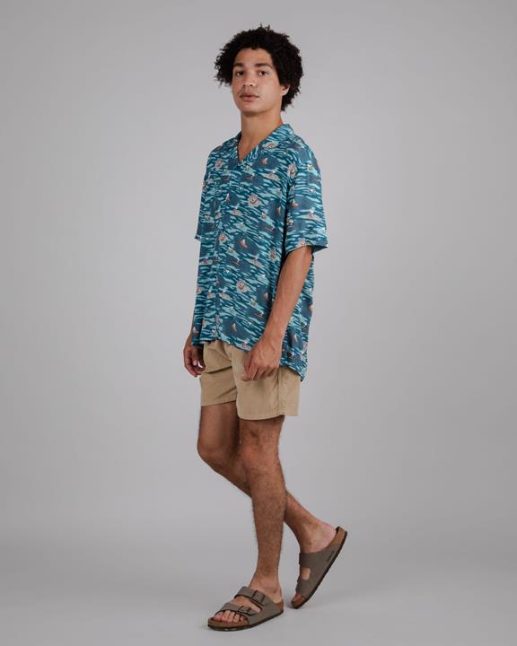 Blauw Pinda's Kust Aloha Shirt 6