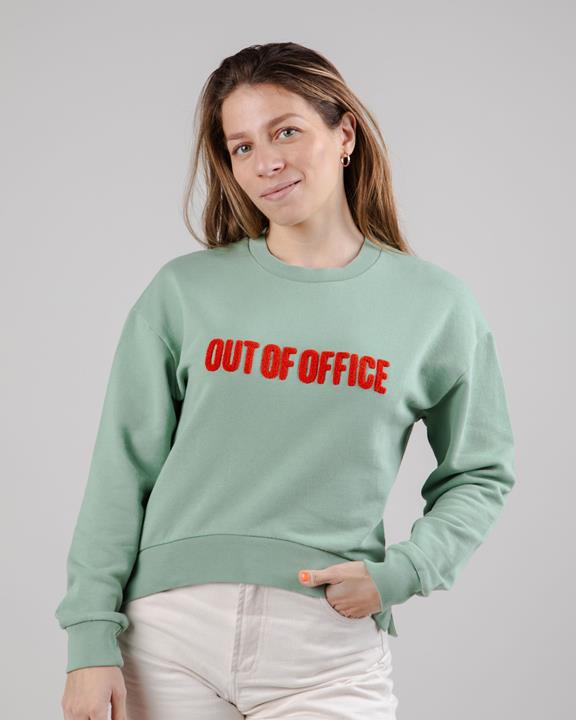 Sweatshirt Out Of Office Mint 1