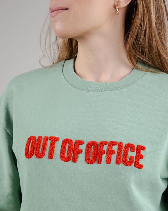 Sweatshirt Out Of Office Mint 4