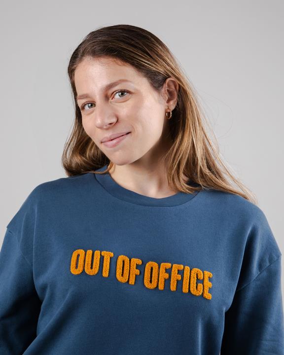 Sweatshirt Out Of Office Indigo Blue 1
