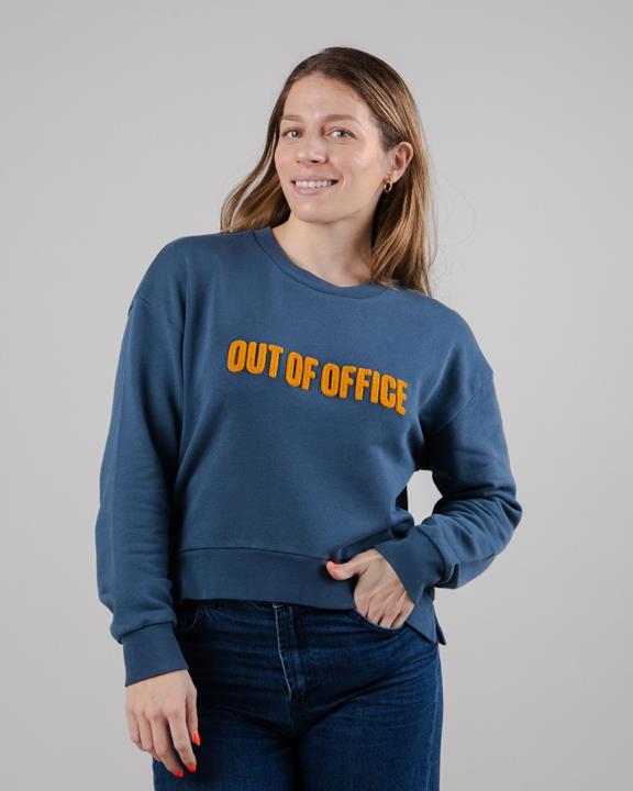 Sweatshirt Out Of Office Indigo Blue 2