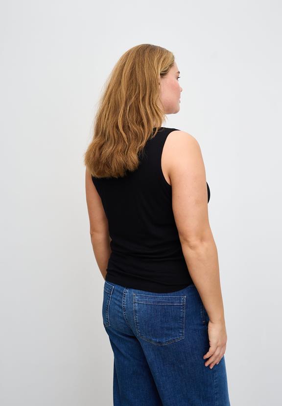 Tanktop Alberte Zwart from Shop Like You Give a Damn