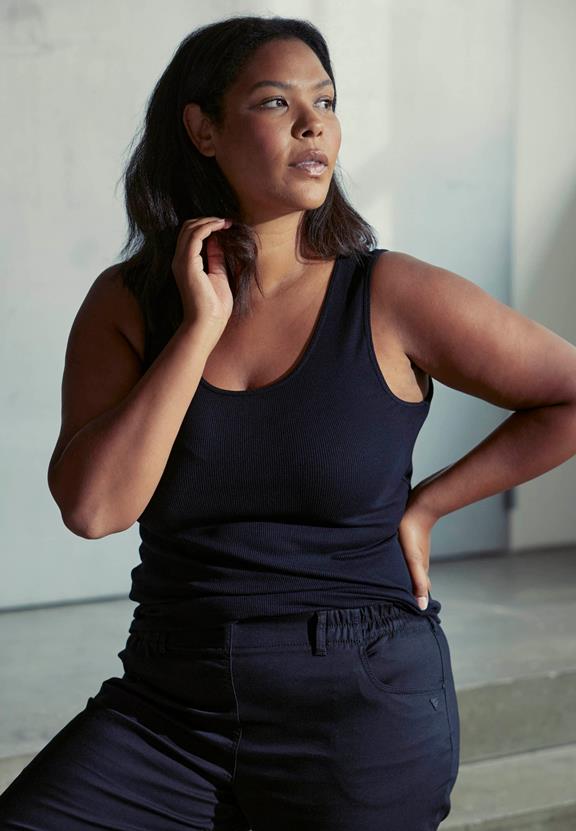 Tanktop Alberte Zwart from Shop Like You Give a Damn