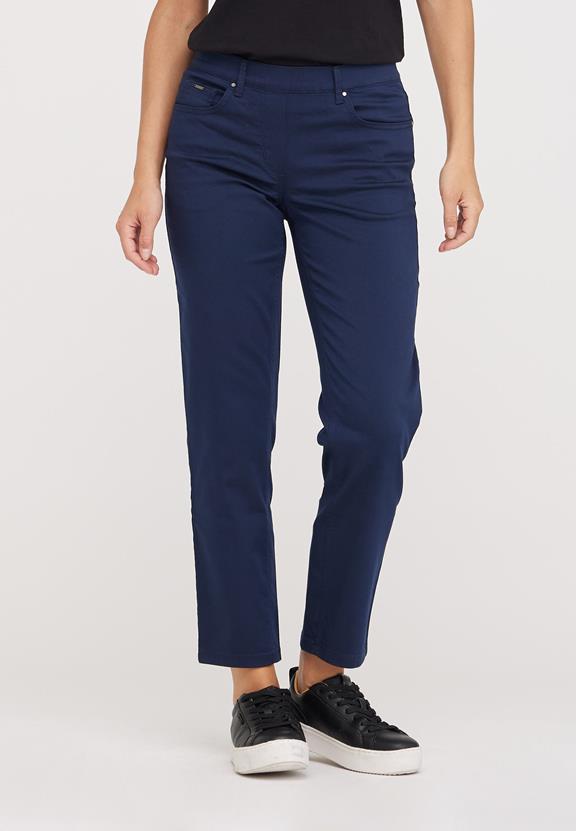 Broek Hannah Normaal Extra Korte Lengte Marine from Shop Like You Give a Damn