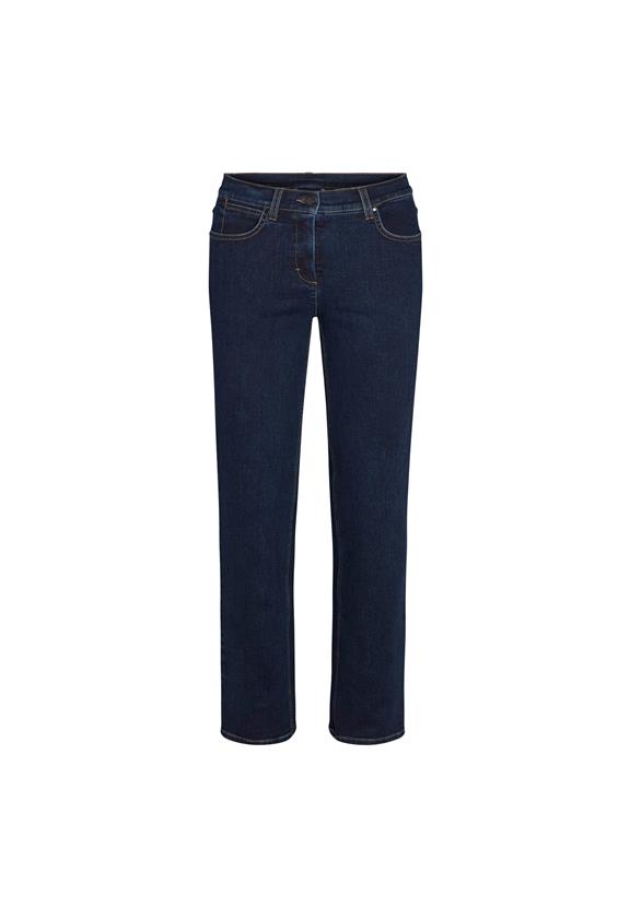 Jeans Marple Straight Middellange Donkerblauwe Denim 1