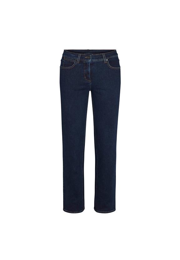 Jeans Marple Straight Middellange Donkerblauwe Denim 2