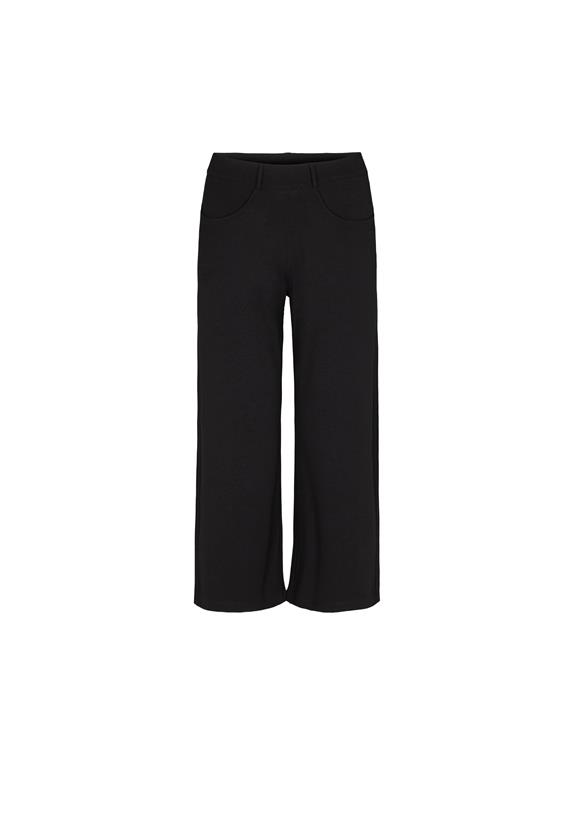 Pants Donna Loose Jersey Crop Black 2