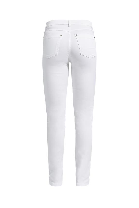 Broek Laura Slim Middellang Wit from Shop Like You Give a Damn