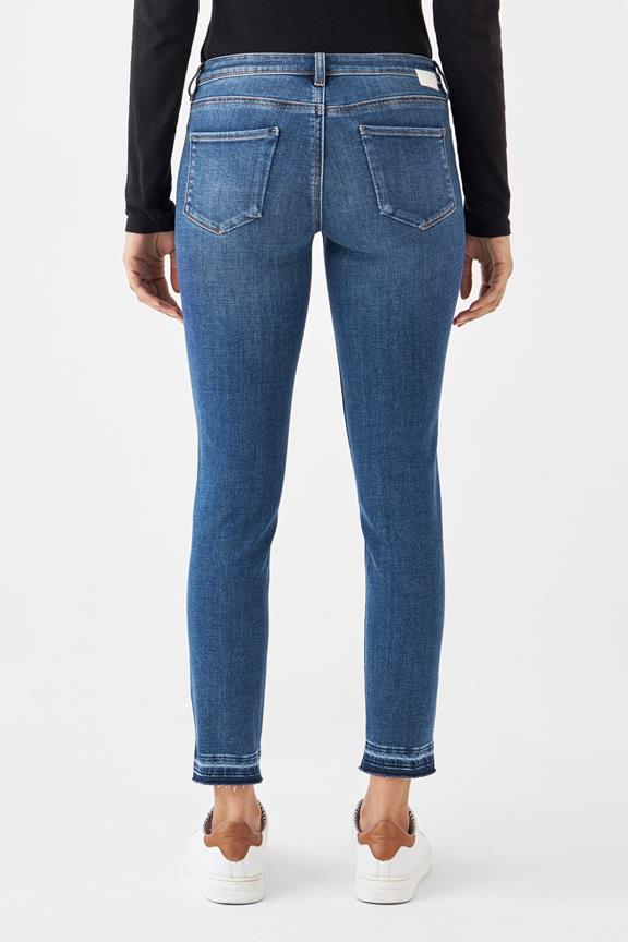 Slim Jeans Mid Sun Medium Blauw 3