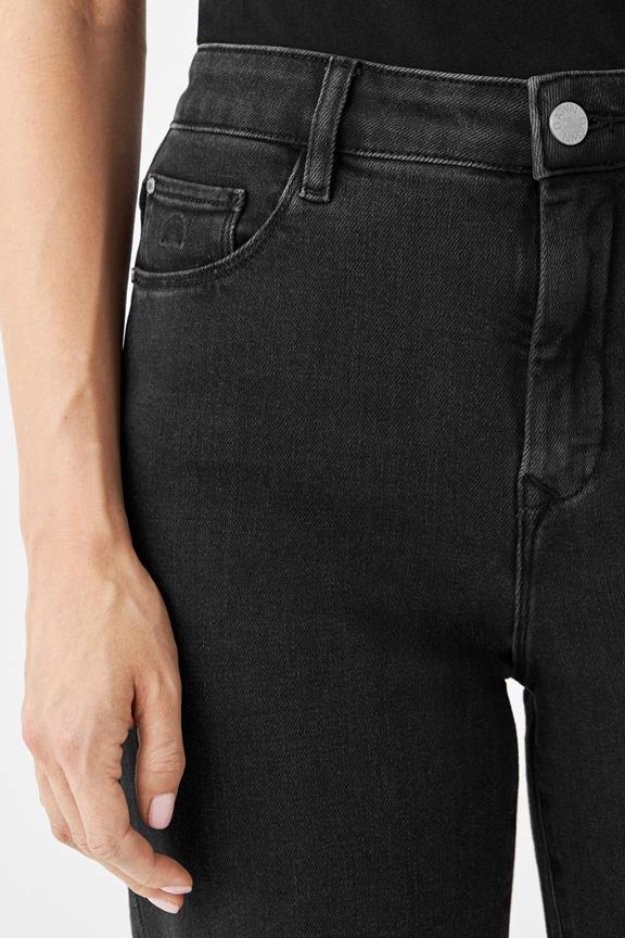 Dew Flared Jeans Classic Black Denim 5