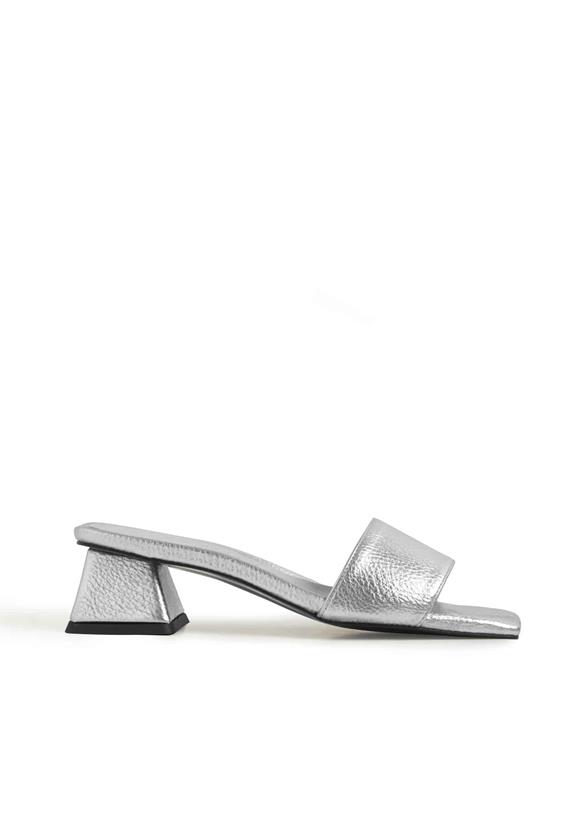 Heeled Sandals Agora Silver via Shop Like You Give a Damn