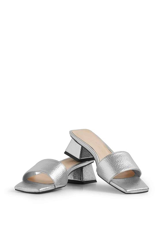 Heeled Sandals Agora Silver 2
