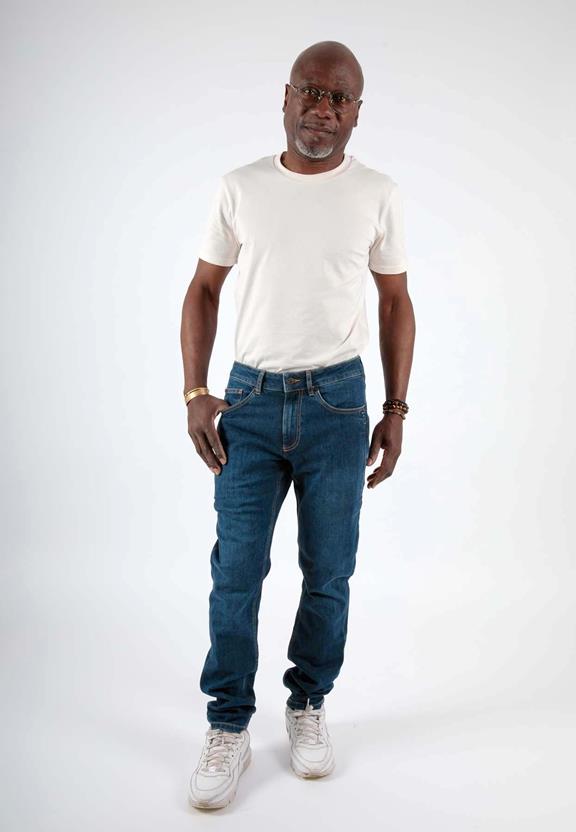 Jeans Regular Fit Lars 7 Pockets Mid Indigoblau 2