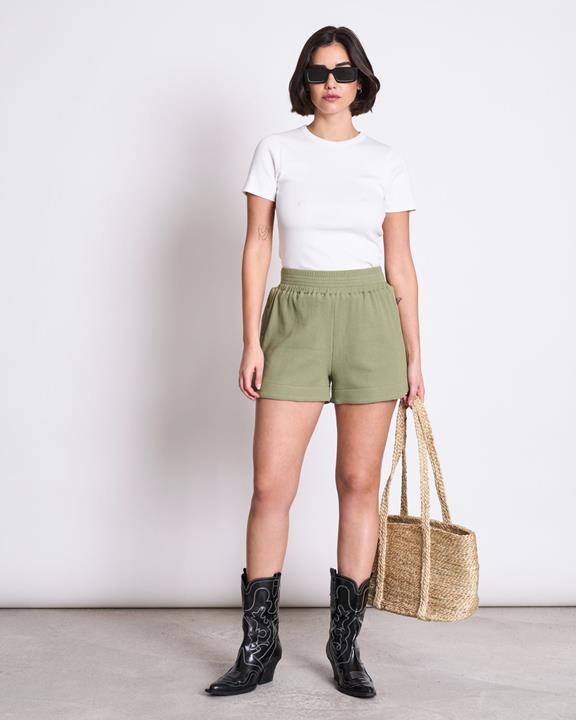 Shorts Loures Pale Olive from Shop Like You Give a Damn