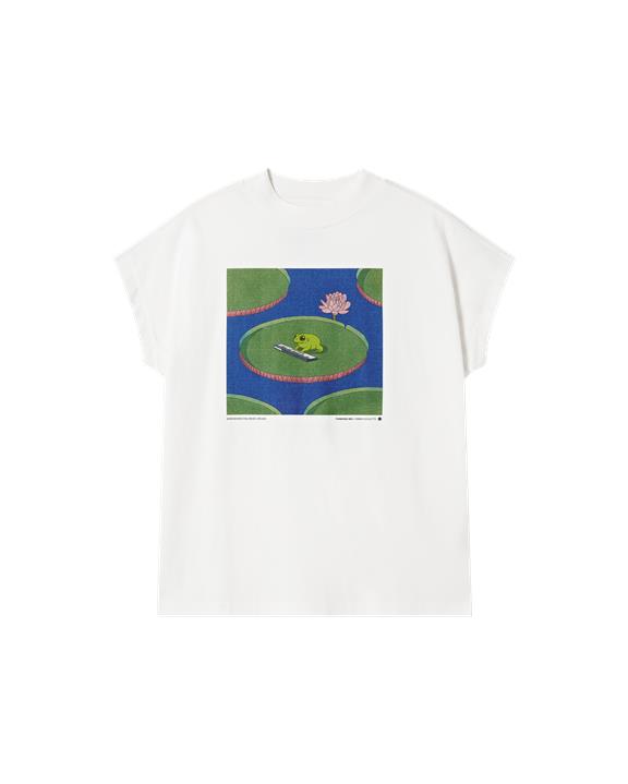 T-Shirt Frog Volta White from Shop Like You Give a Damn