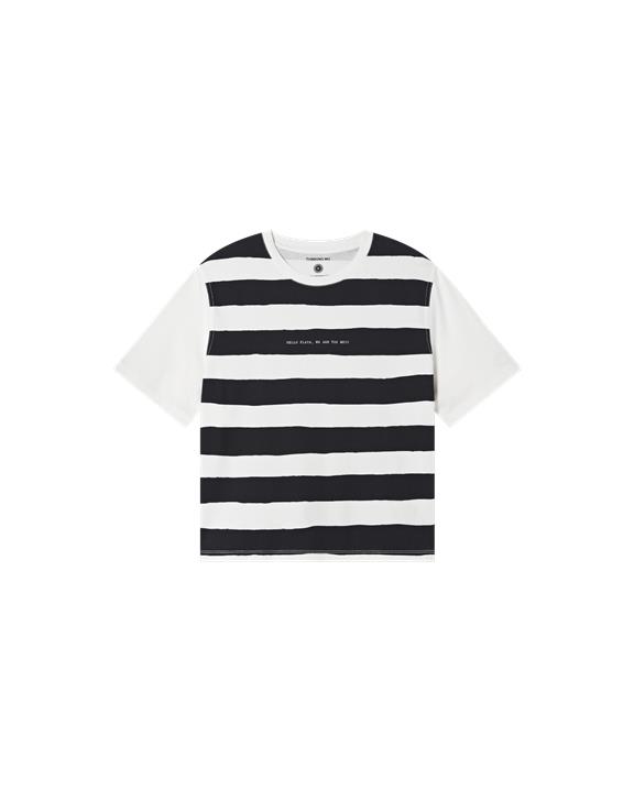 T-Shirt Hello Beach Lucia Wit from Shop Like You Give a Damn