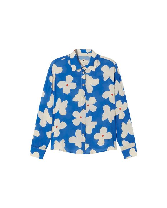 Blouse Kati Butterfly Flower Blue from Shop Like You Give a Damn