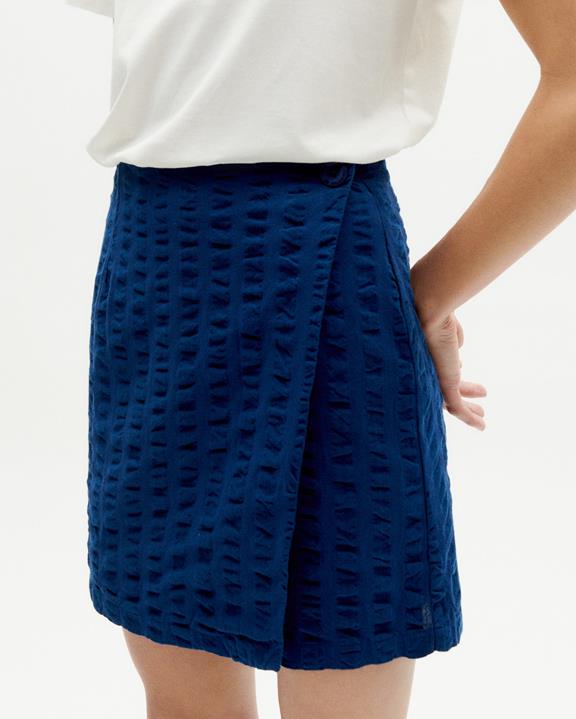 Skirt Milena Seersucker Blue via Shop Like You Give a Damn