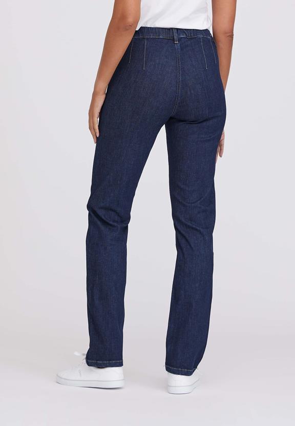 Broek Normaal Kelly Medium Lengte Donkerblauw Denim from Shop Like You Give a Damn