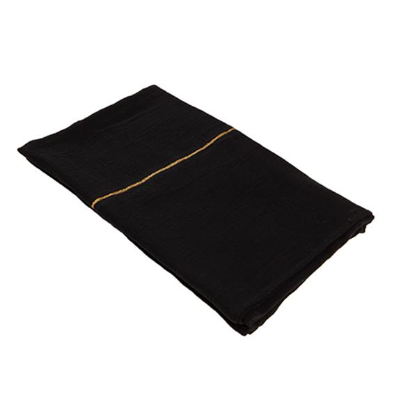Bedspread Bio Cotton Black 270x280cm 1