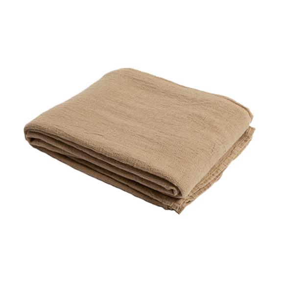 Bedspread Bio Cotton Brown 270x280cm 1