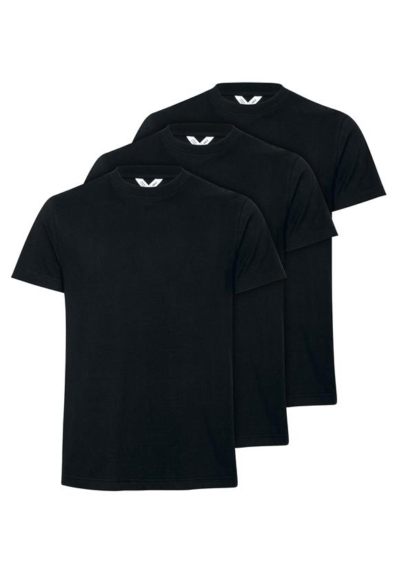 T-Shirt Avan 3-Pack Black from Shop Like You Give a Damn