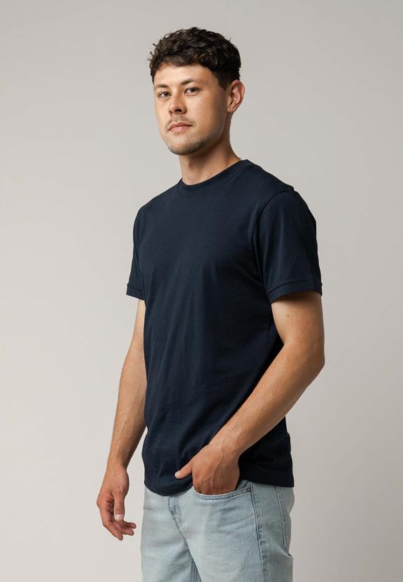 T-Shirt Avan 2-Pack Navy from Shop Like You Give a Damn