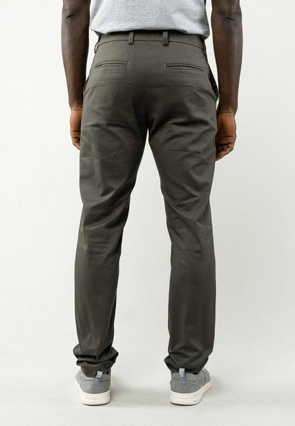 Chinos Pooja Regular Fit Dark Olive from Shop Like You Give a Damn