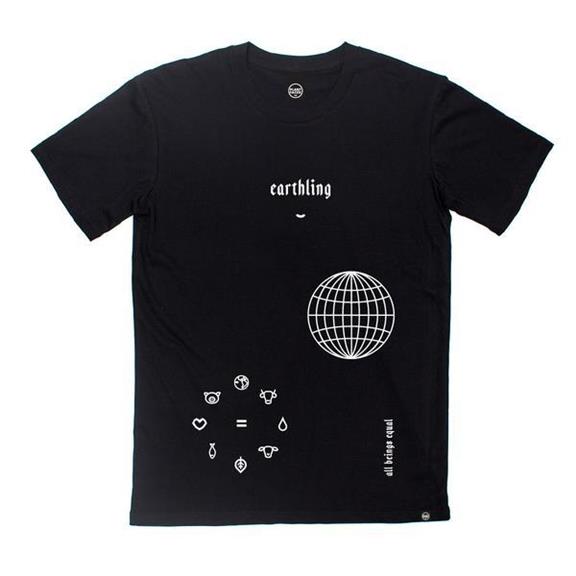T-Shirt Earthing Zwart 2