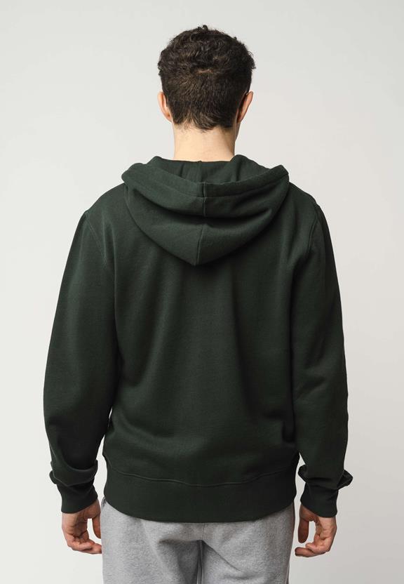 Zip-Up Hoodie Devadas Dark Green from Shop Like You Give a Damn