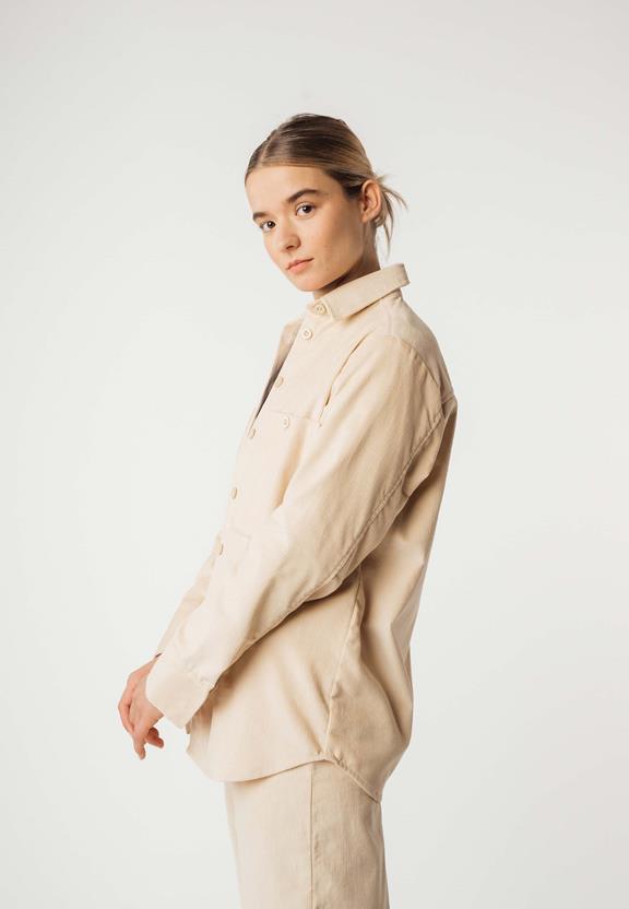 Overshirt Jiya Corduroy Amandel from Shop Like You Give a Damn