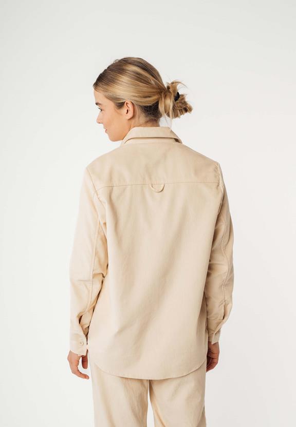 Overshirt Jiya Corduroy Almond from Shop Like You Give a Damn