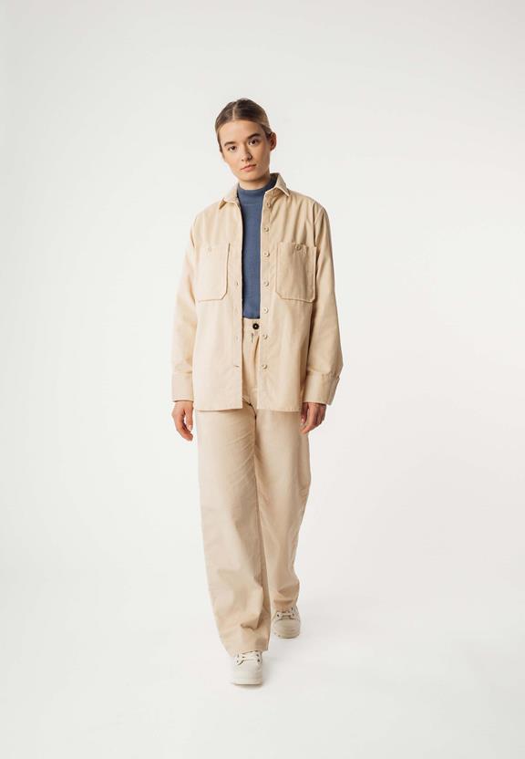 Overshirt Jiya Corduroy Almond from Shop Like You Give a Damn