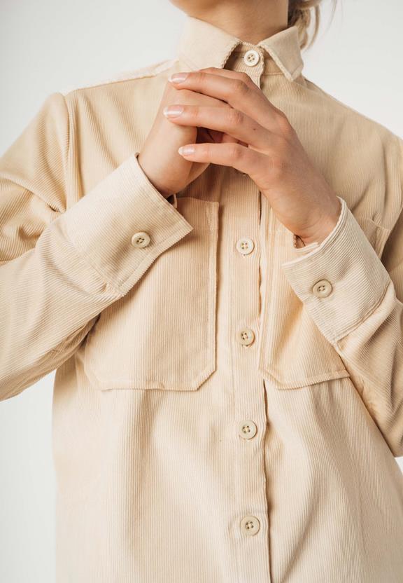 Overshirt Jiya Corduroy Almond from Shop Like You Give a Damn